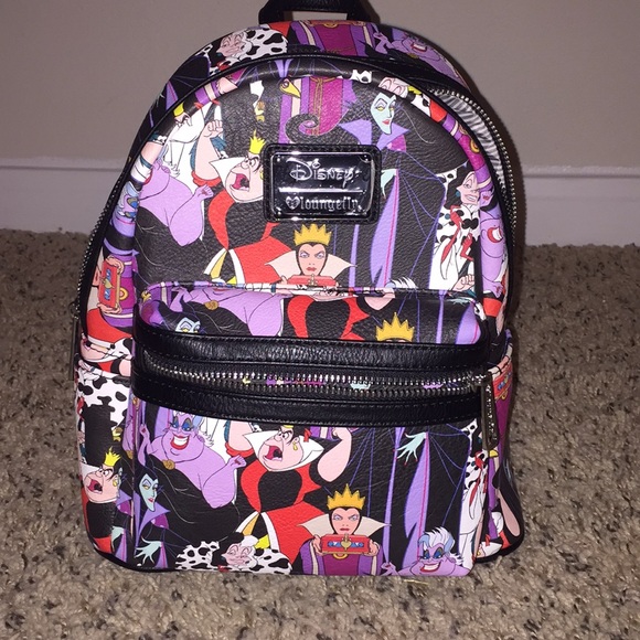 Loungefly Handbags - Disney Loungefly Villain Backpack